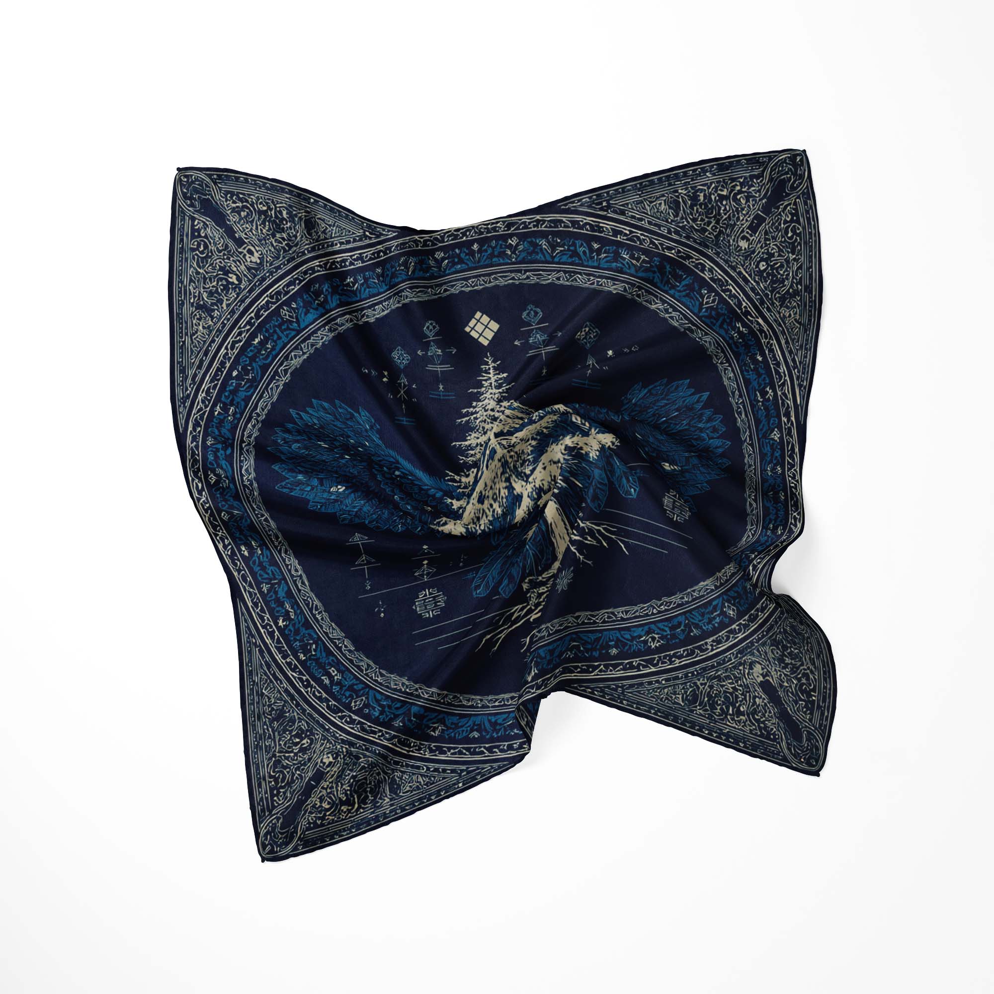ALEX ART SILK BANDANA