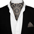 MAJESTIC SILK ASCOT AND POCKET SQUARE SET – PREMIUM COLLECTION
