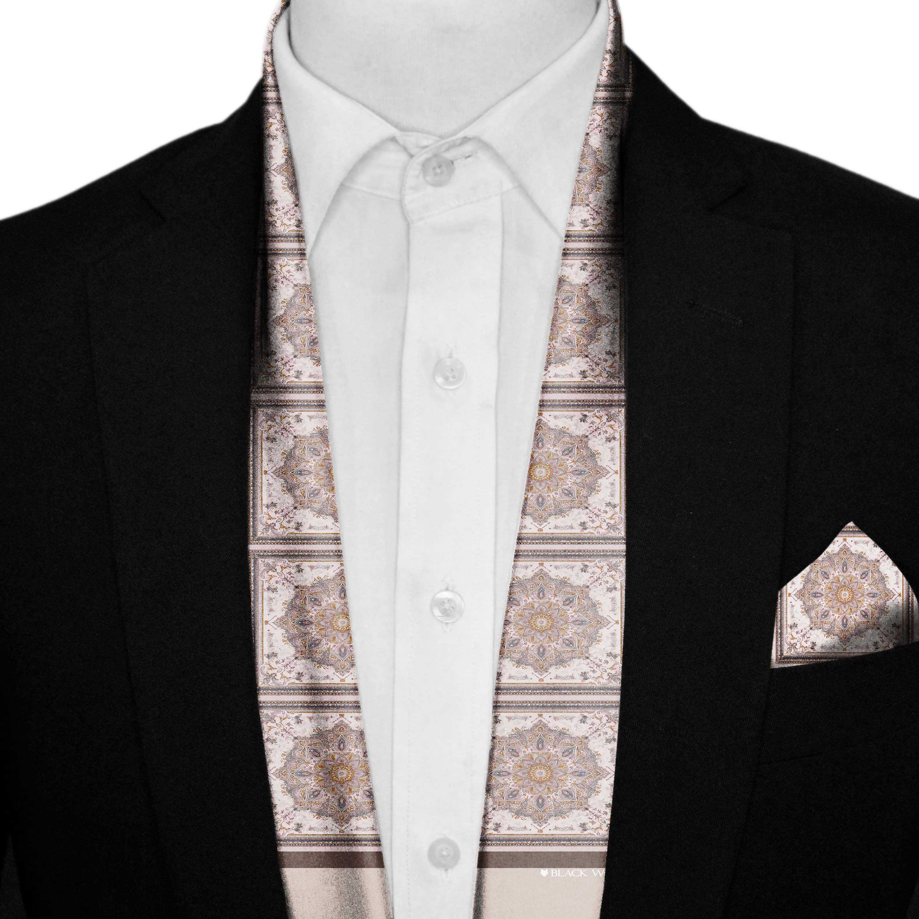 CELESTIA MEN SCARF AND POCKET SQUARE SET – PREMIUM COLLECTION