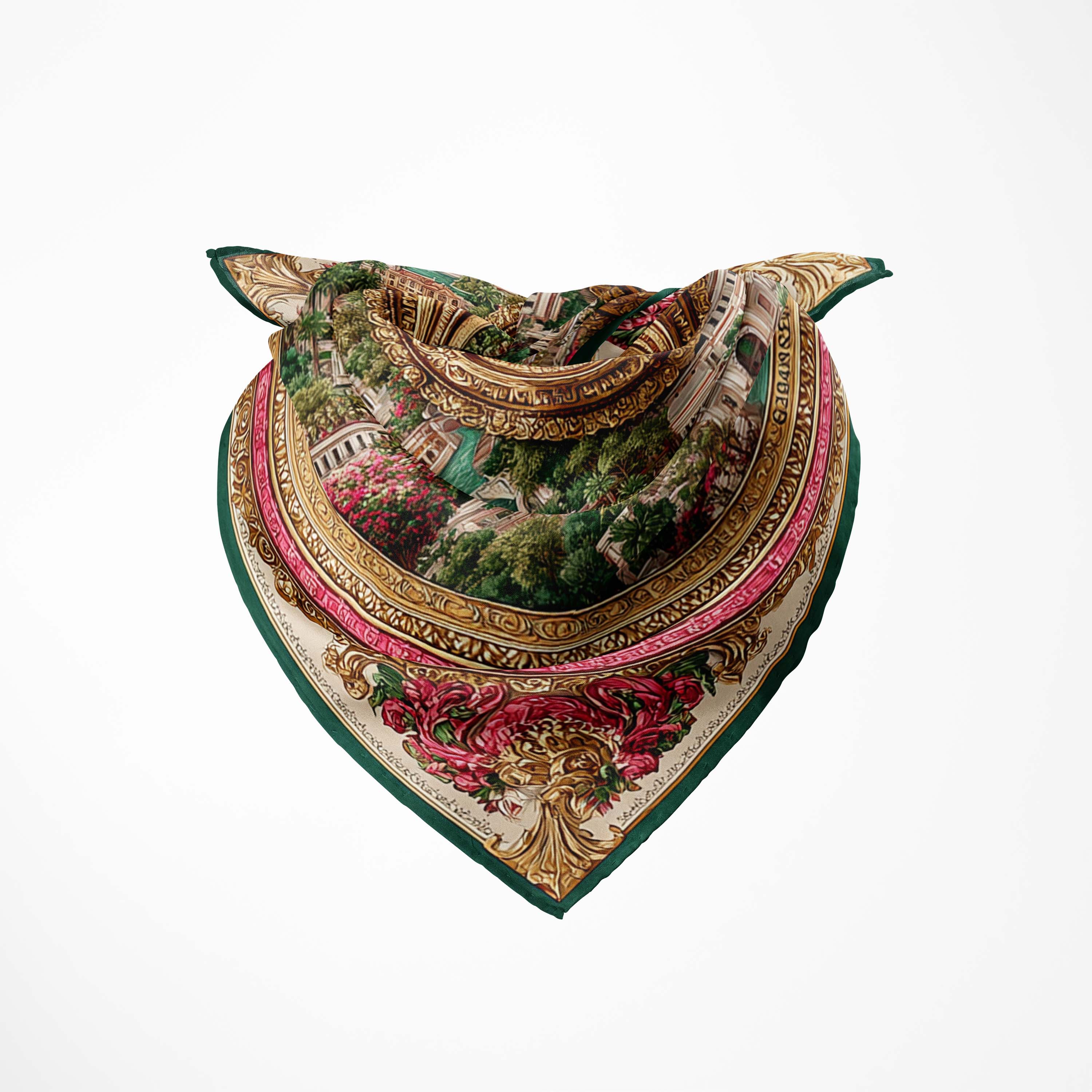 IMPERIAL FLORENTINE SILK BANDANA