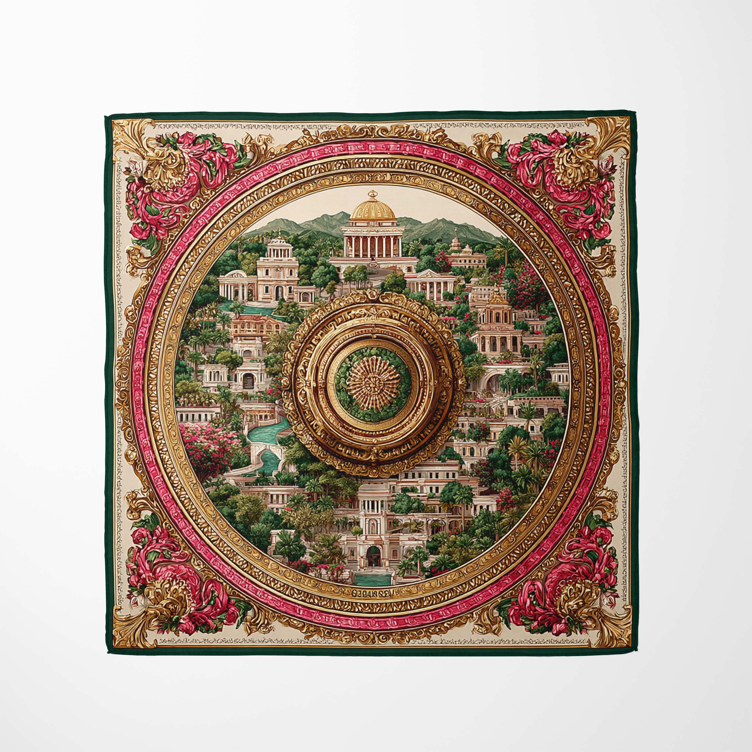 IMPERIAL FLORENTINE SILK BANDANA