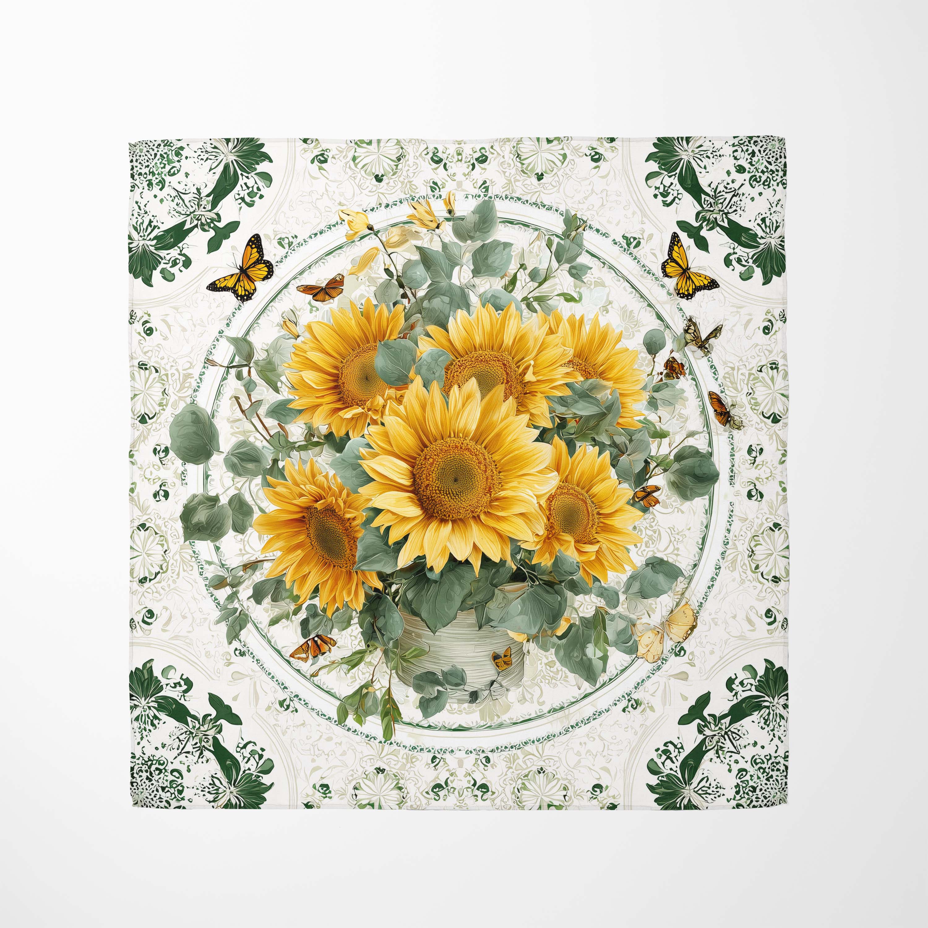 FLOWER MEADOW NECK SCARF