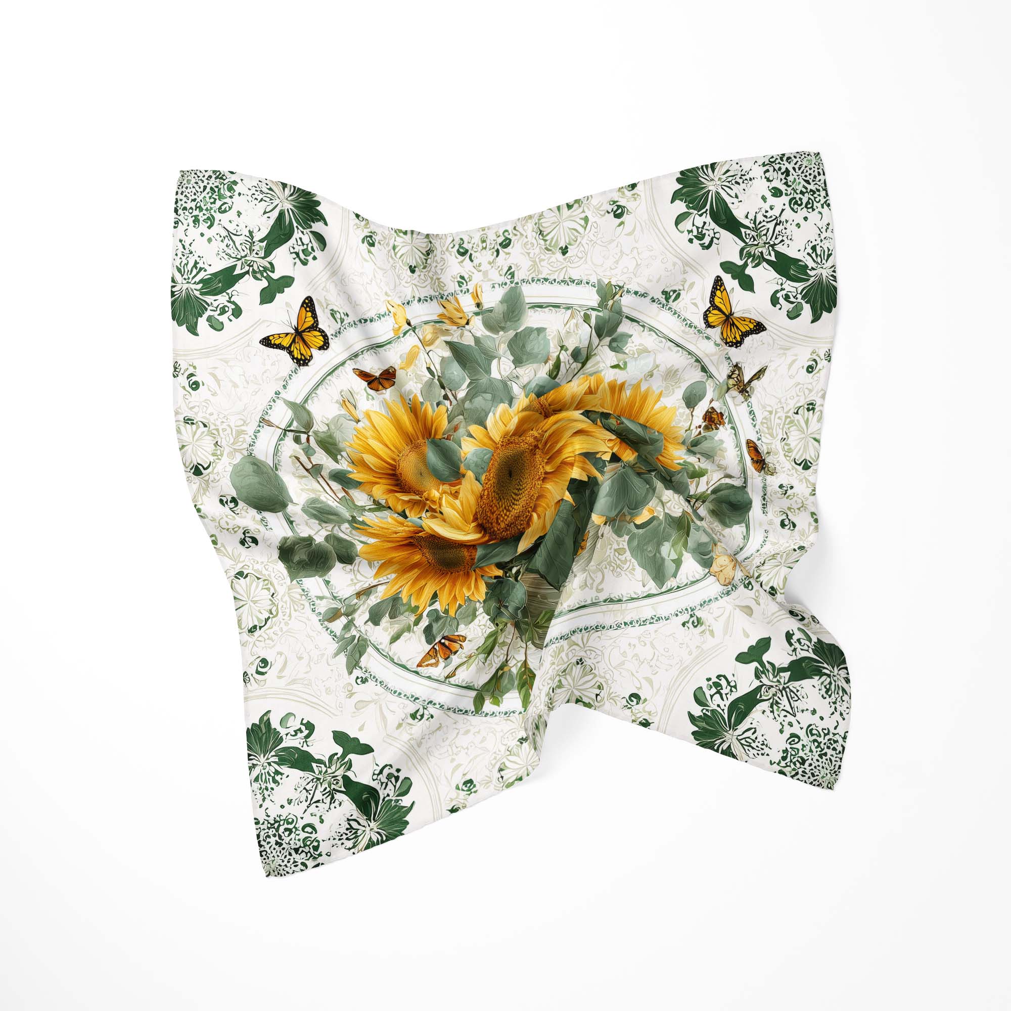 FLOWER MEADOW NECK SCARF