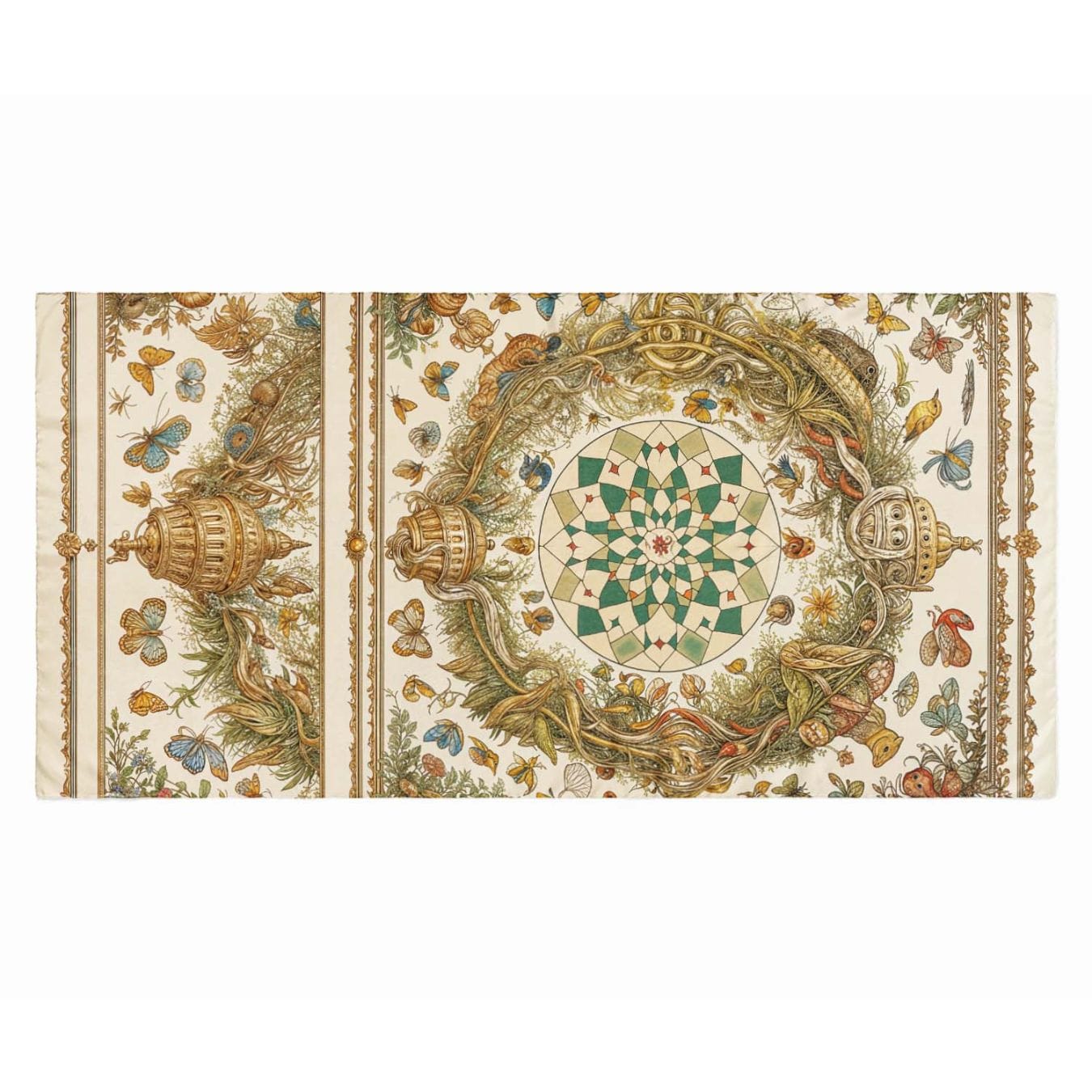GERARDO BALDERAS SILK LONG LADIES SCARF