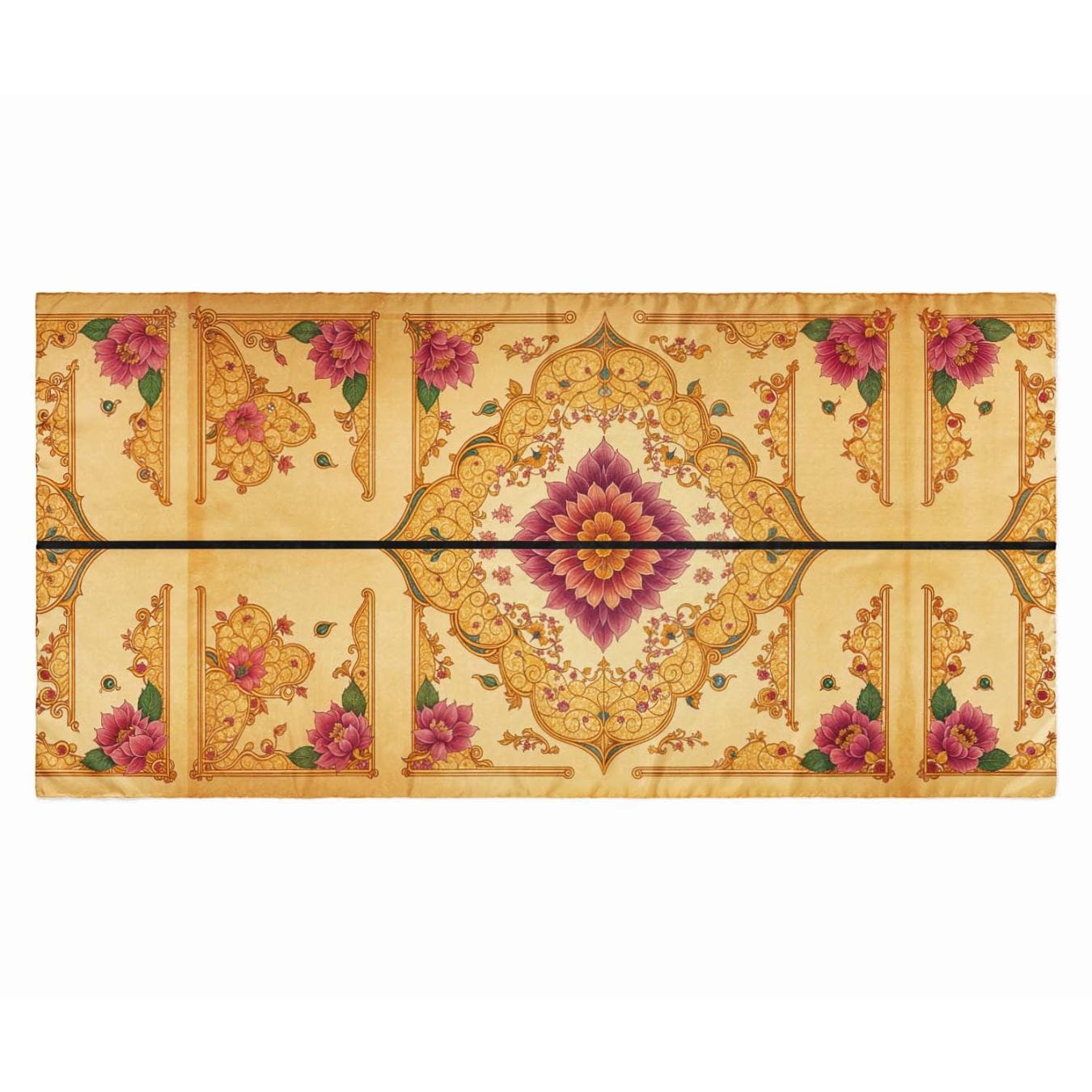 MAJESTIC LOTUS SILK LONG LADIES SCARF