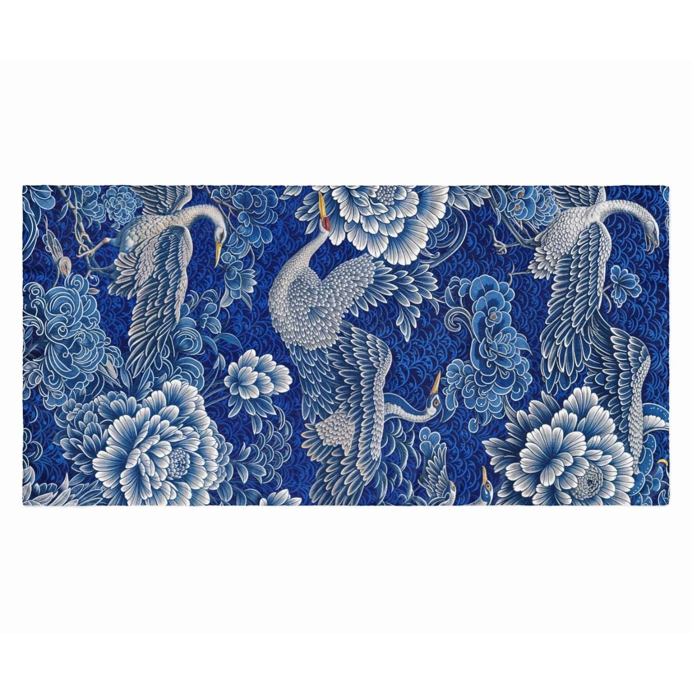 ALEXANDER CHINOISERIES SILK LONG LADIES SCARF
