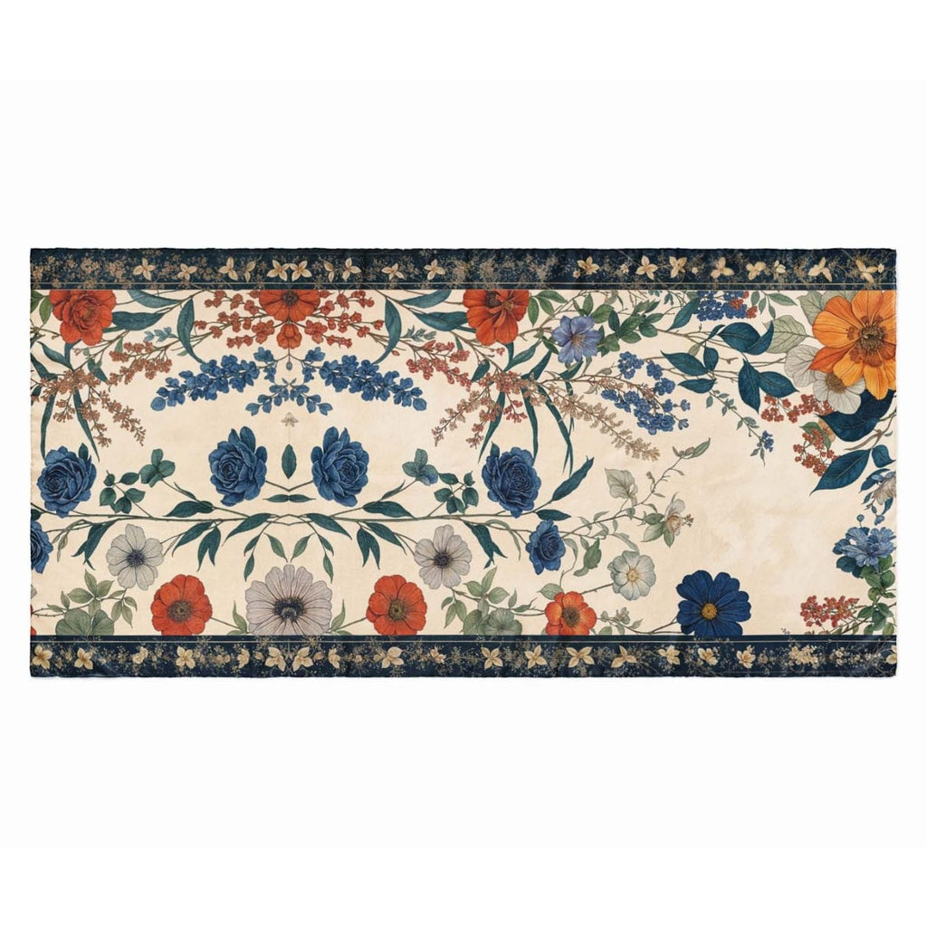 HARMONIOUS FLORAL SILK LONG LADIES SCARF