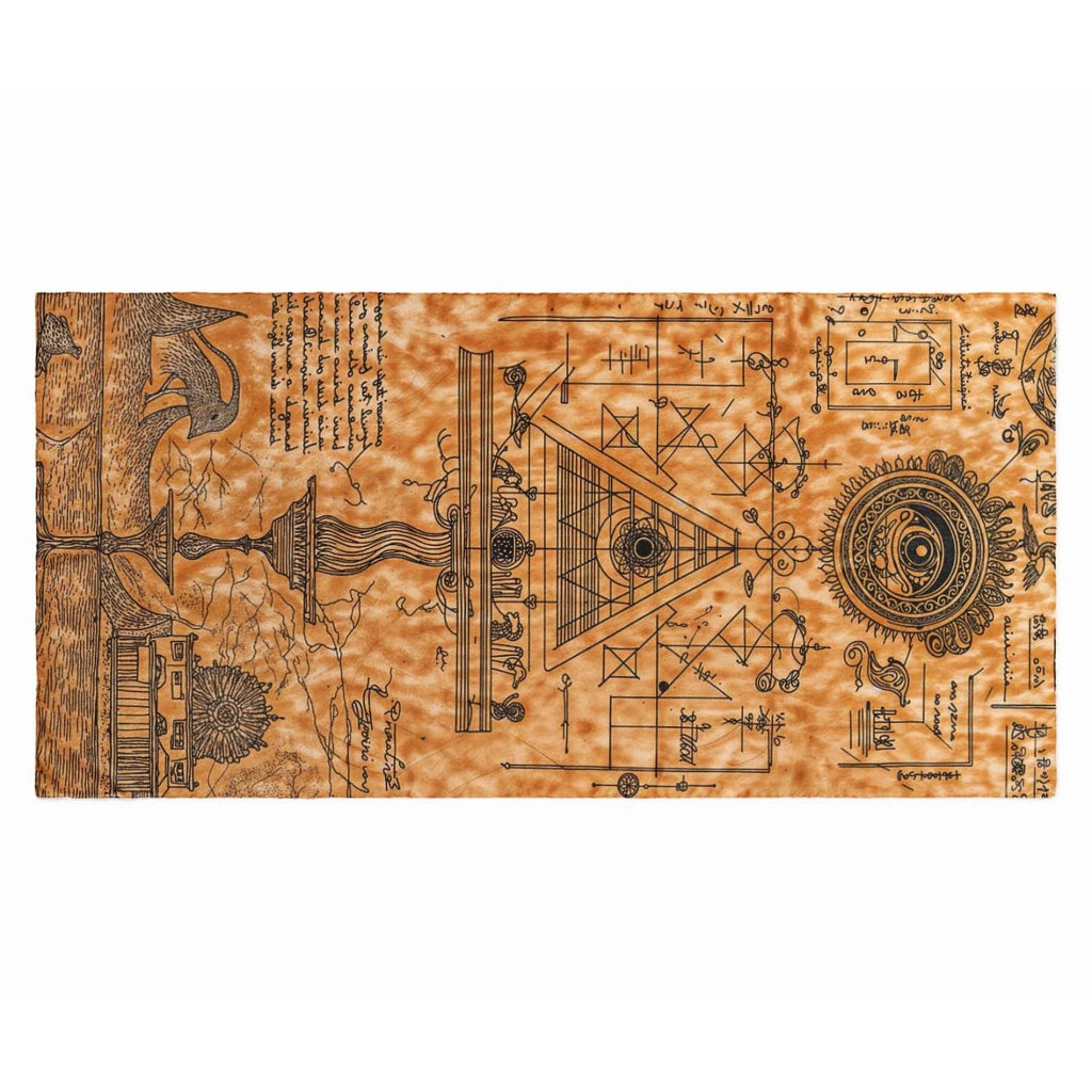 ARCANE COSMOGRAPHY SILK LONG LADIES SCARF