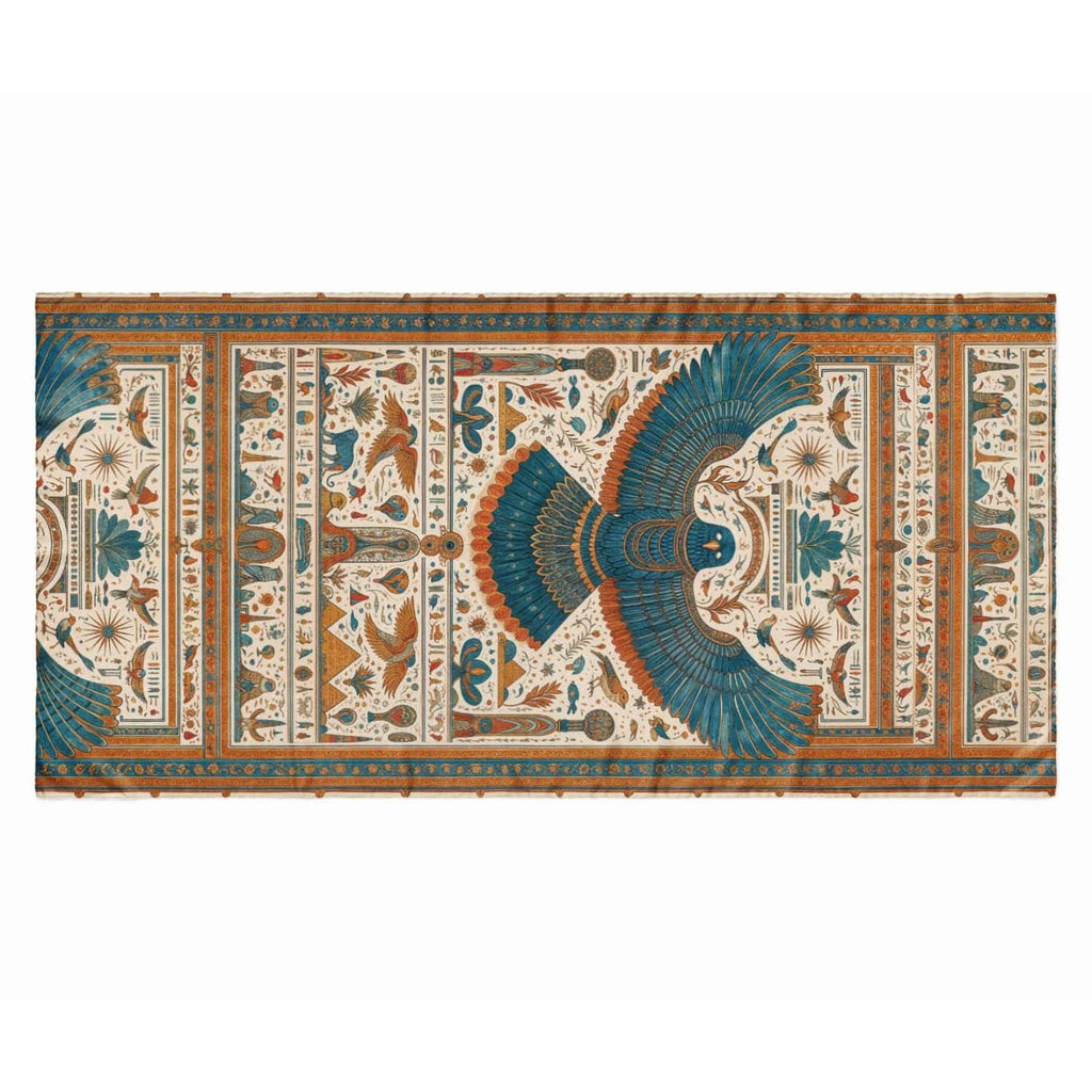 EGYPTIAN EAGLE SILK LONG LADIES SCARF