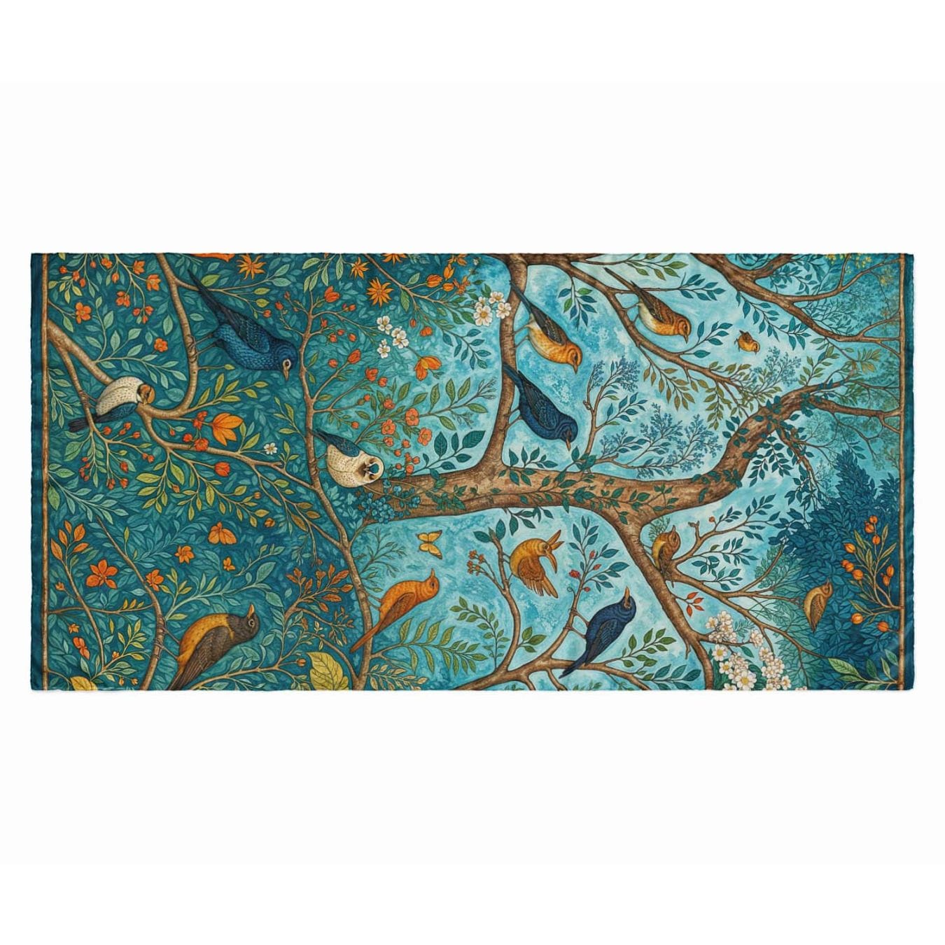 JESSIE ZHAO SILK LONG LADIES SCARF
