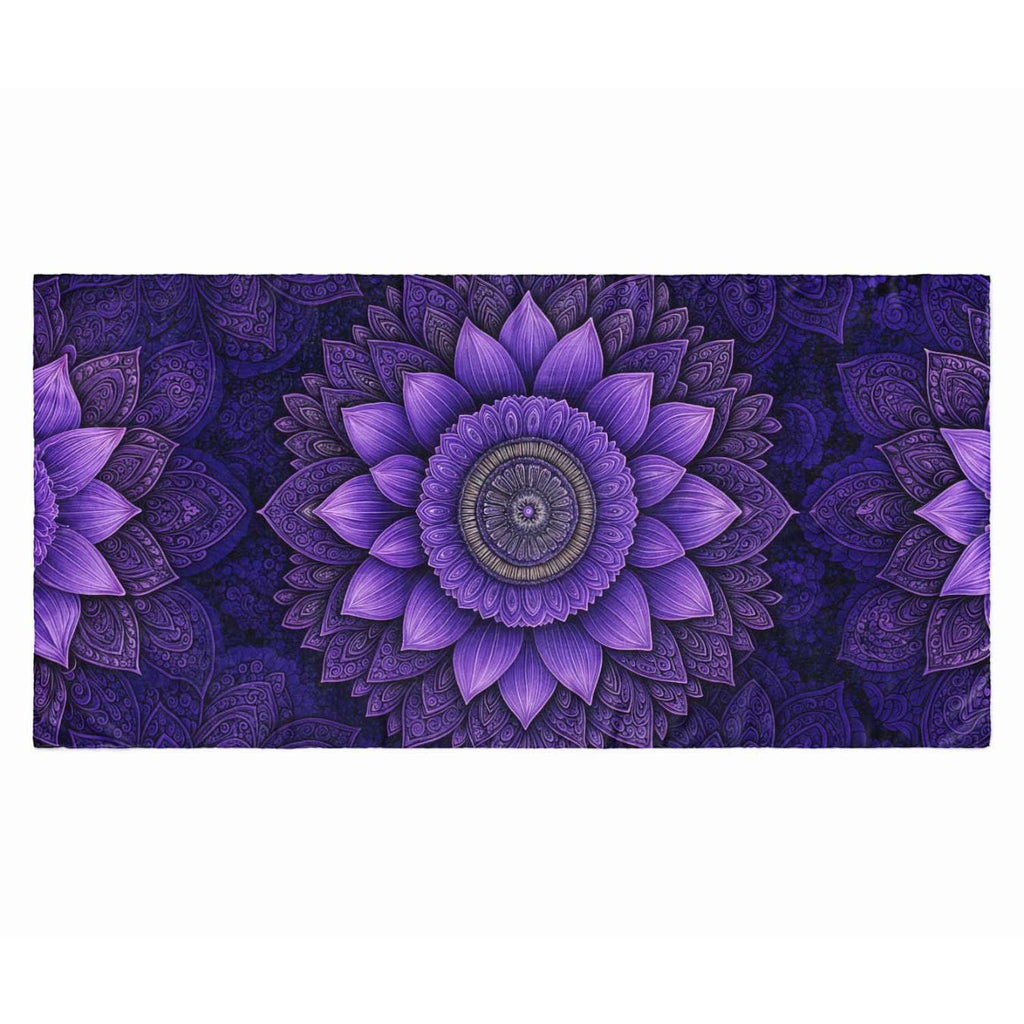 ELEGANT LAVENDER SILK LONG LADIES SCARF