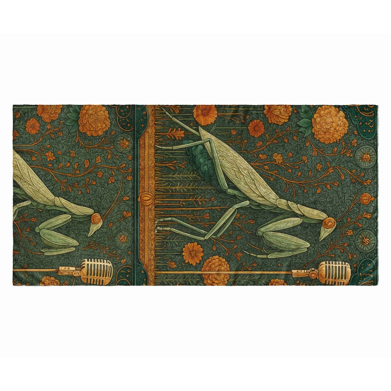 THE MANTIS SERENADE SILK LONG LADIES SCARF