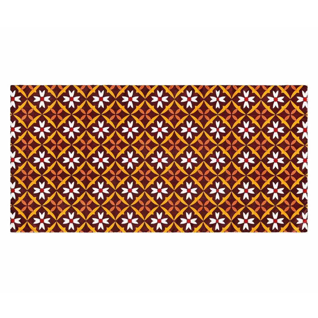 RETRO BLOOM SILK LONG LADIES SCARF