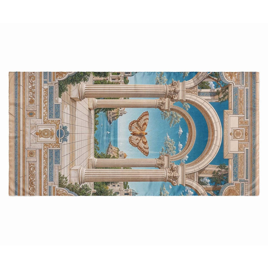 CELESTIAL COURTYARD SILK LONG LADIES SCARF
