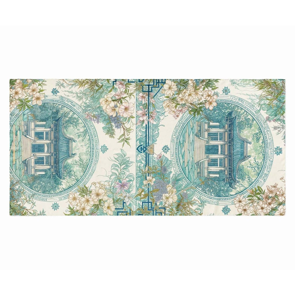 ETHEREAL LOTUS SILK LONG LADIES SCARF