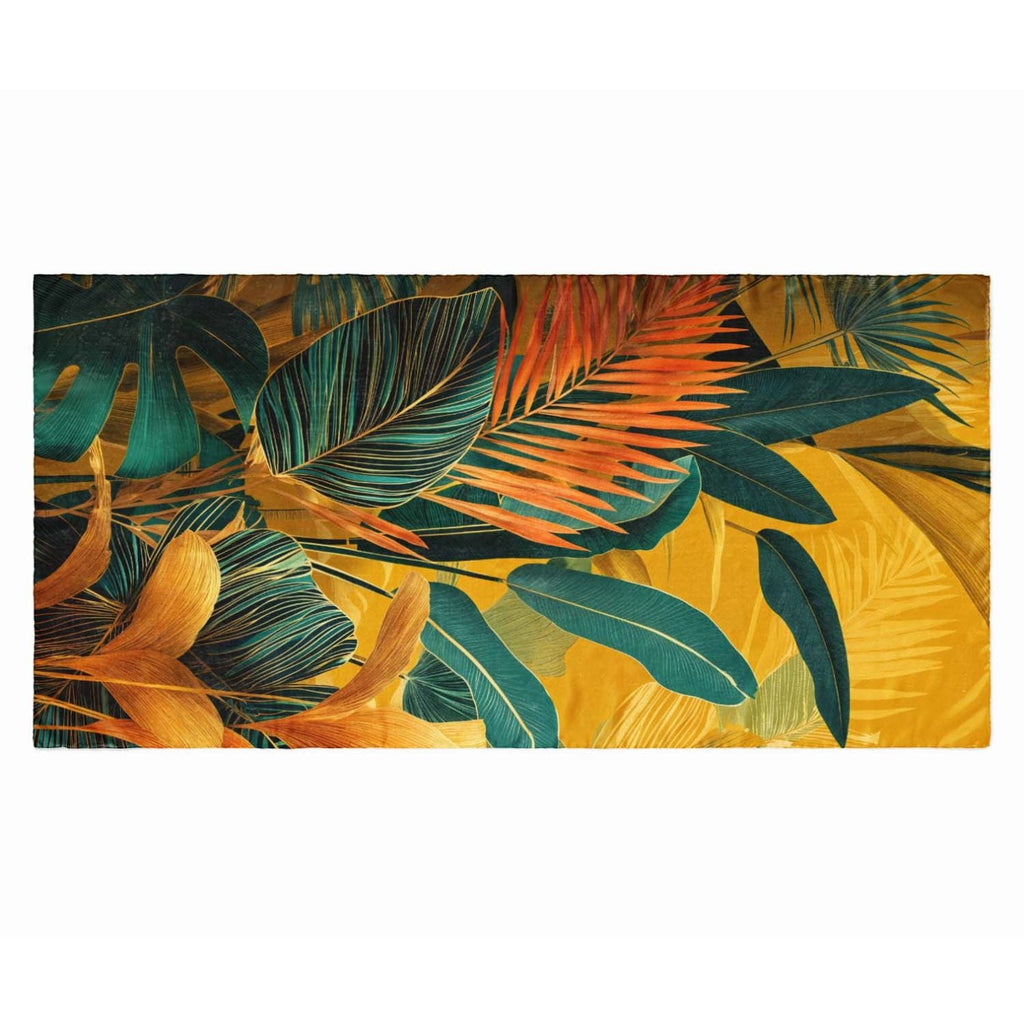 WILD LEAF HORIZON SILK LONG LADIES SCARF