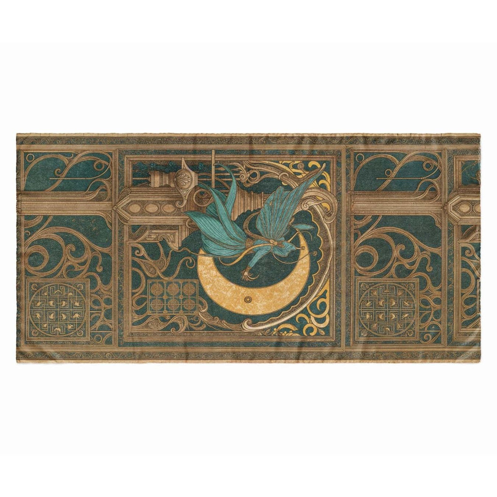 MYSTIC MOON SILK LONG LADIES SCARF