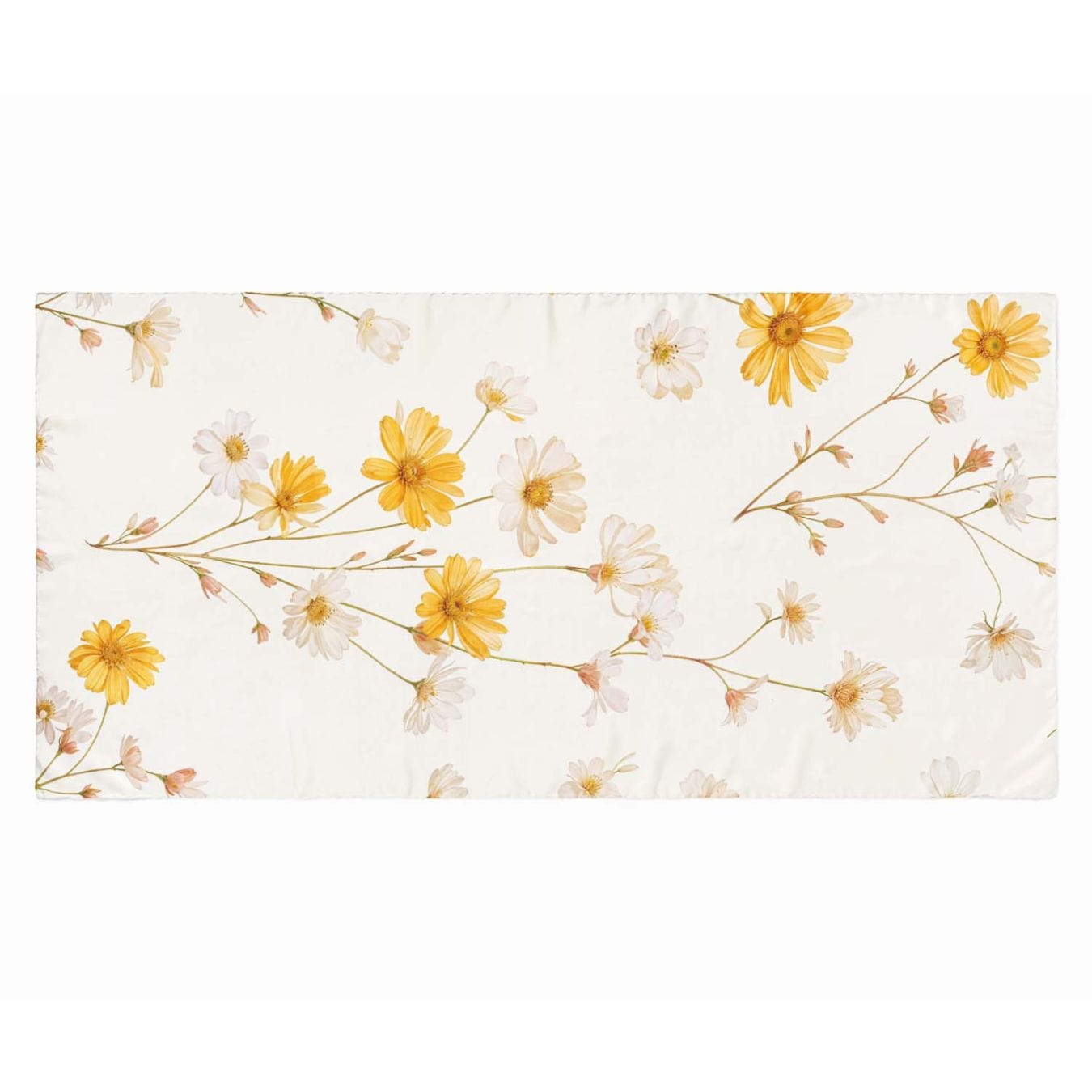 DAISY WHISPER SILK LONG LADIES SCARF