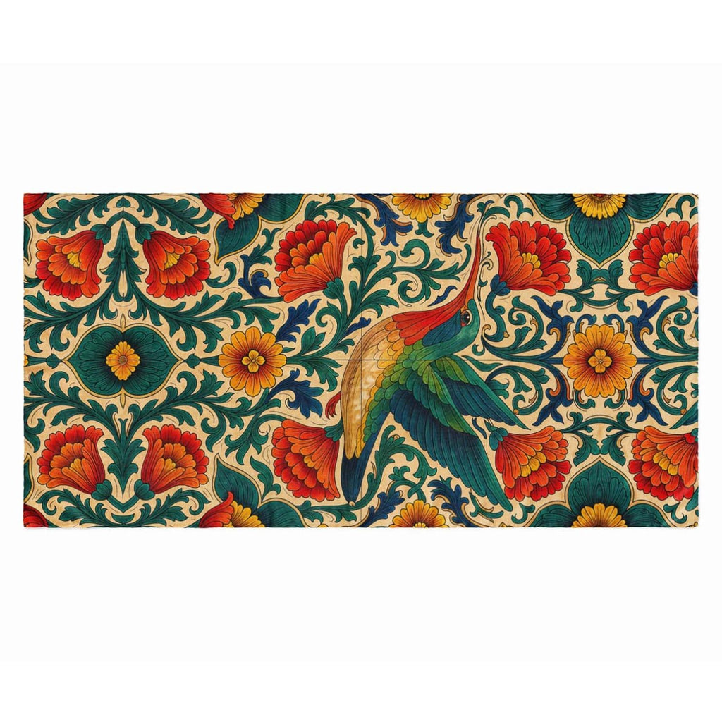 ROYAL HUMMINGBIRD SILK LONG LADIES SCARF