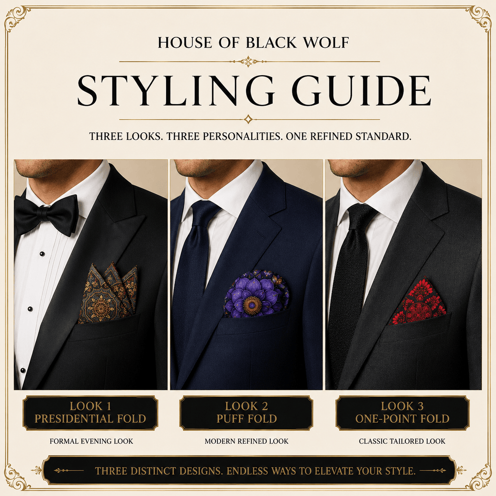 PACK OF 3 POCKET SQUARES