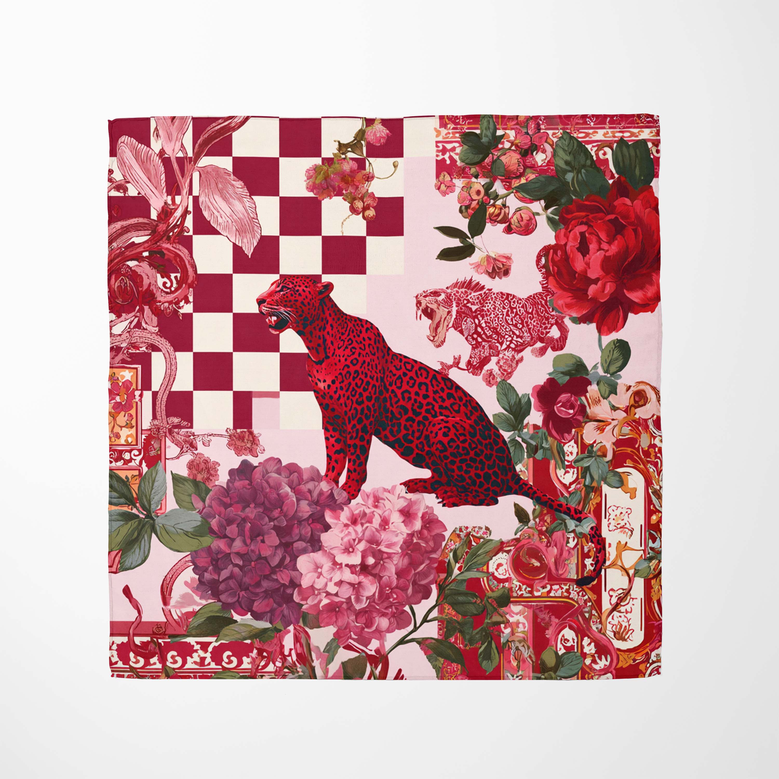 CRIMSON NECK SCARF