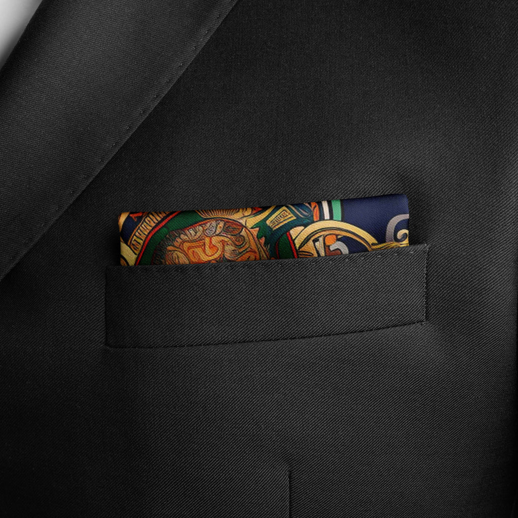 VECTOR ELEGANT SQUARE VECTOR  SILK POCKET SQUARES