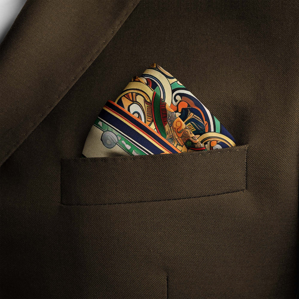 VECTOR ELEGANT SQUARE VECTOR  SILK POCKET SQUARES