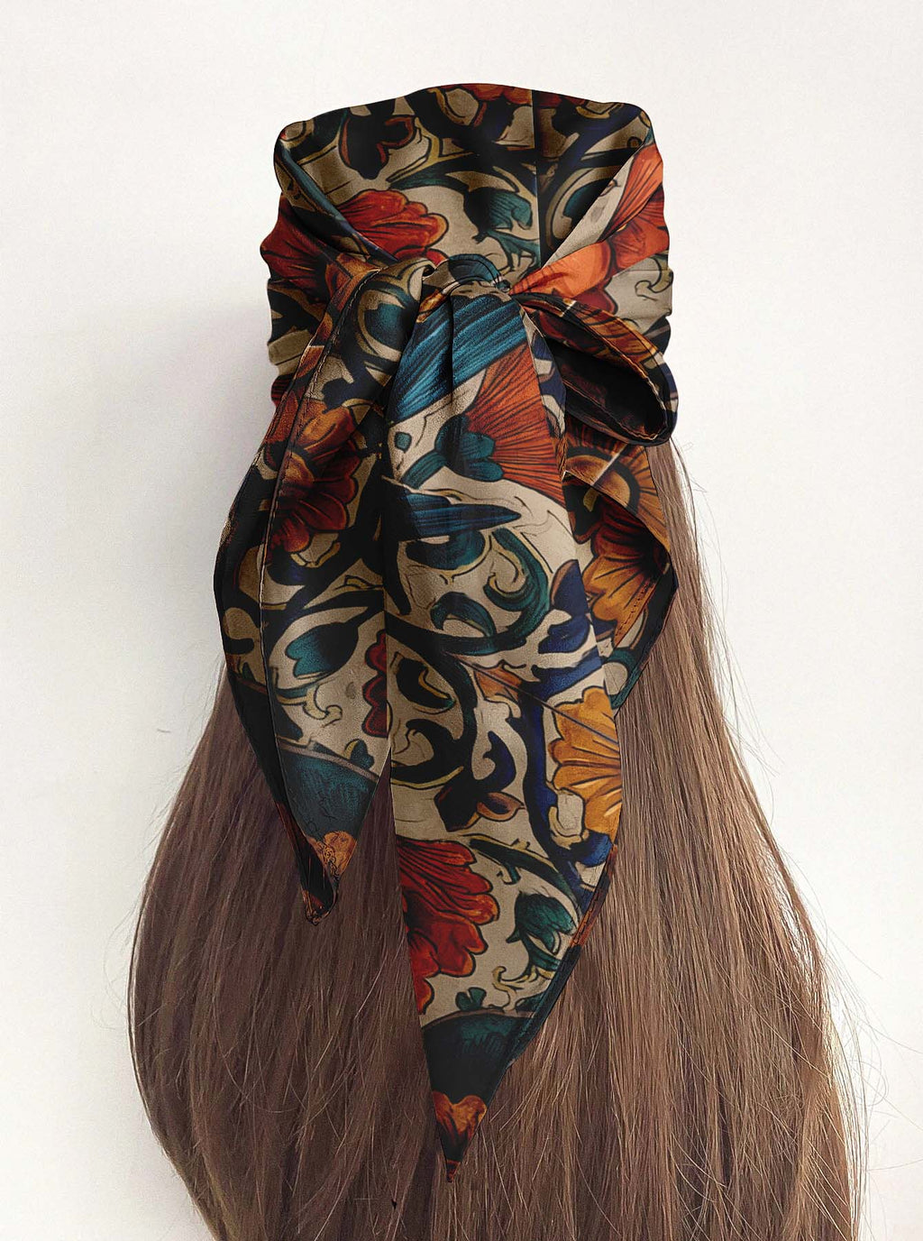 ANDREAS PREIS SILK HEAD SCARF