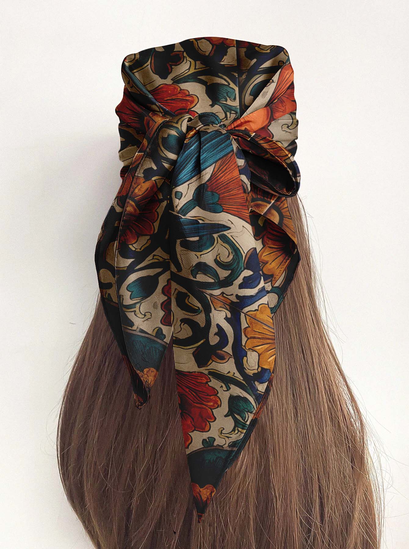 ANDREAS PREIS SILK HEAD SCARF