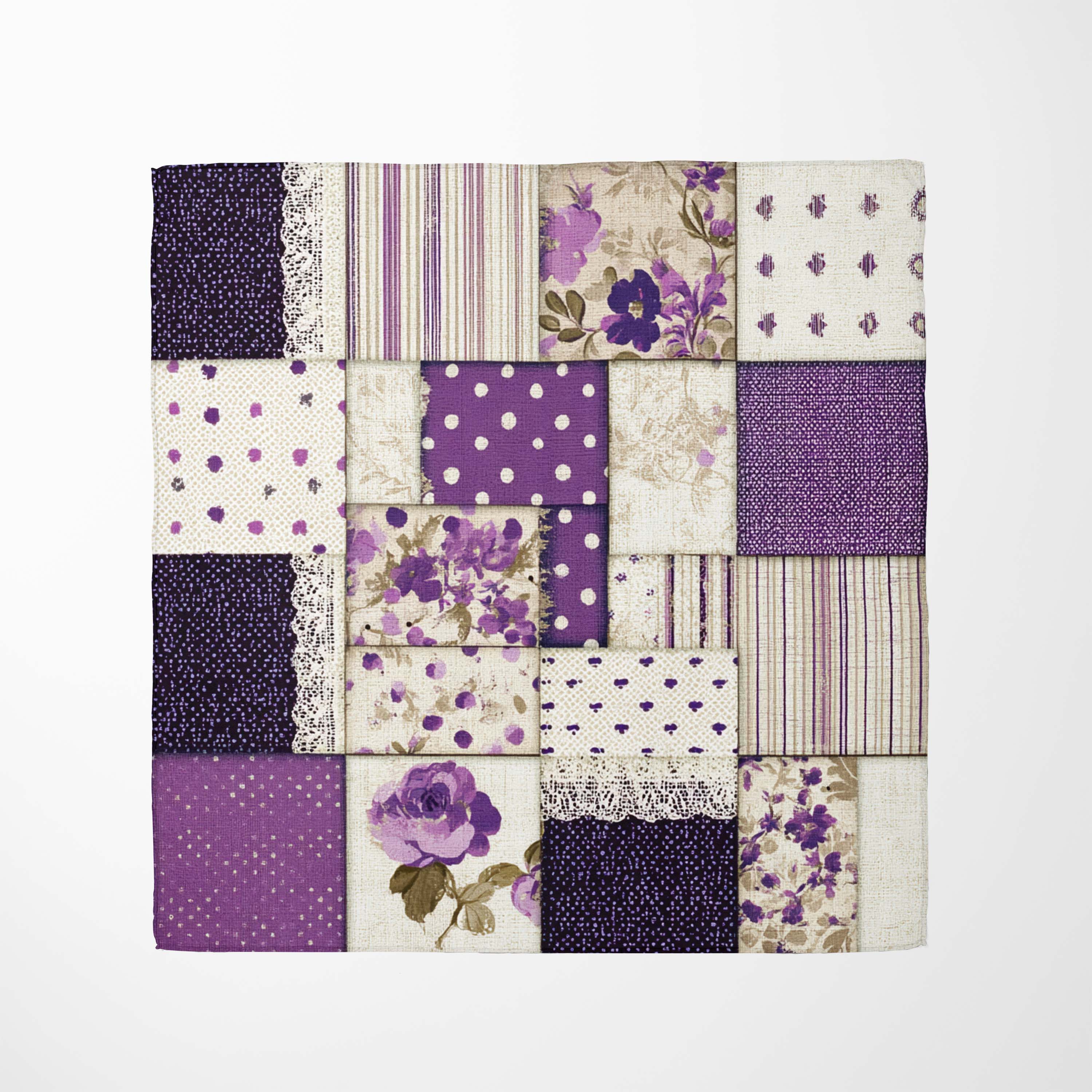 LAVENDER SILK BANDANA