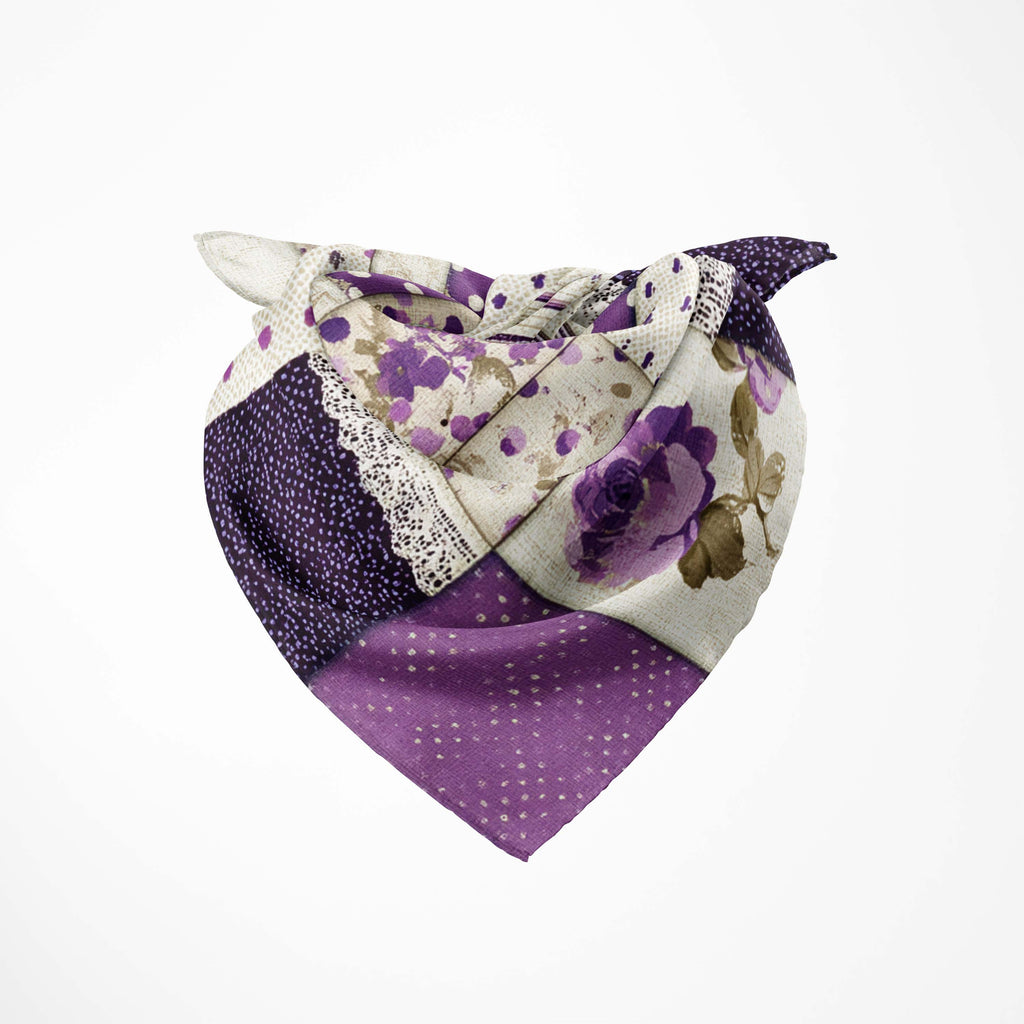 LAVENDER SILK BANDANA