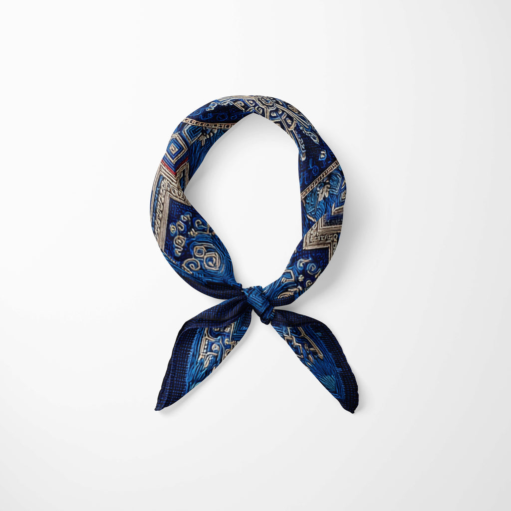 ROYAL INDIGO NECK SCARF