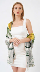 SOLARIA SILK LONG LADIES SCARF