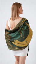 MYSTIC MOON SILK LONG LADIES SCARF