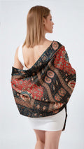 ROYAL PERSIAN SILK LONG LADIES SCARF