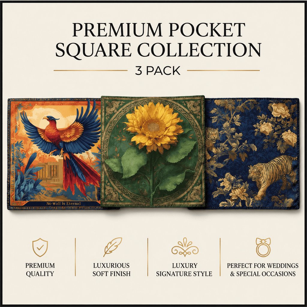PACK OF 3 POCKET SQUARES