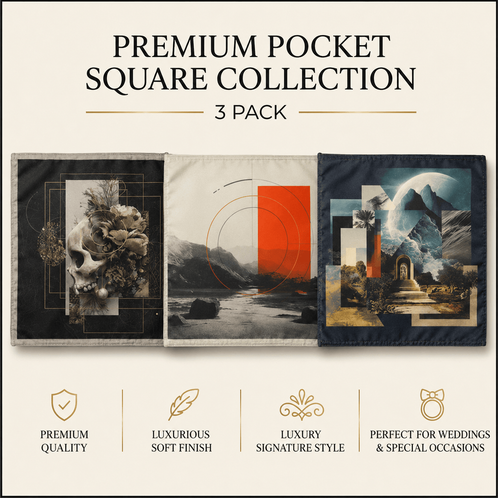 PACK OF 3 POCKET SQUARES