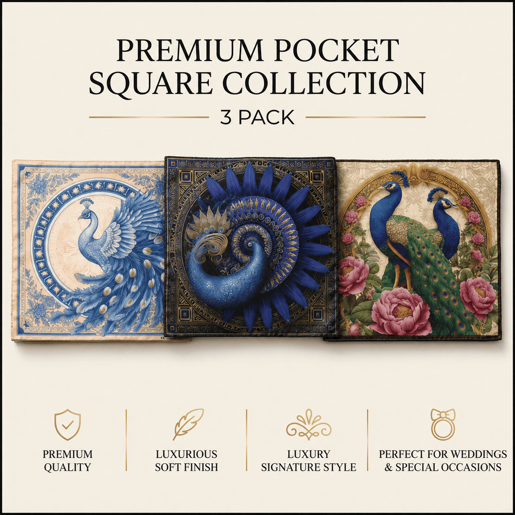 PACK OF 3 POCKET SQUARES
