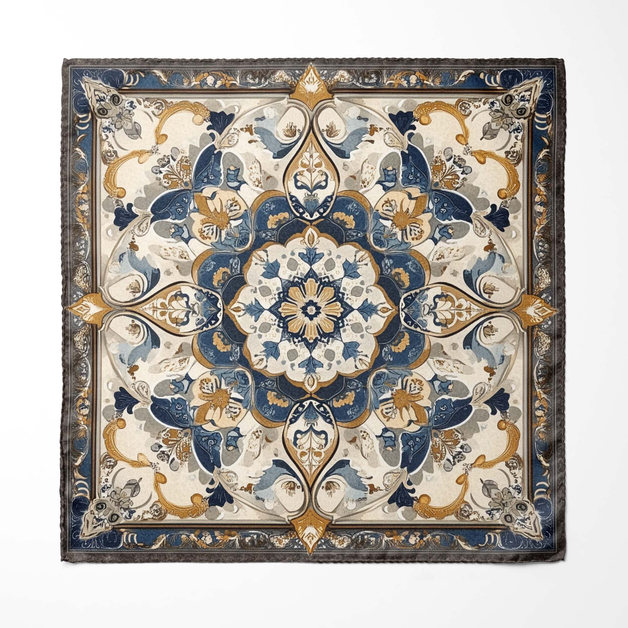 FLORAL SPRING SILK POCKET SQUARE