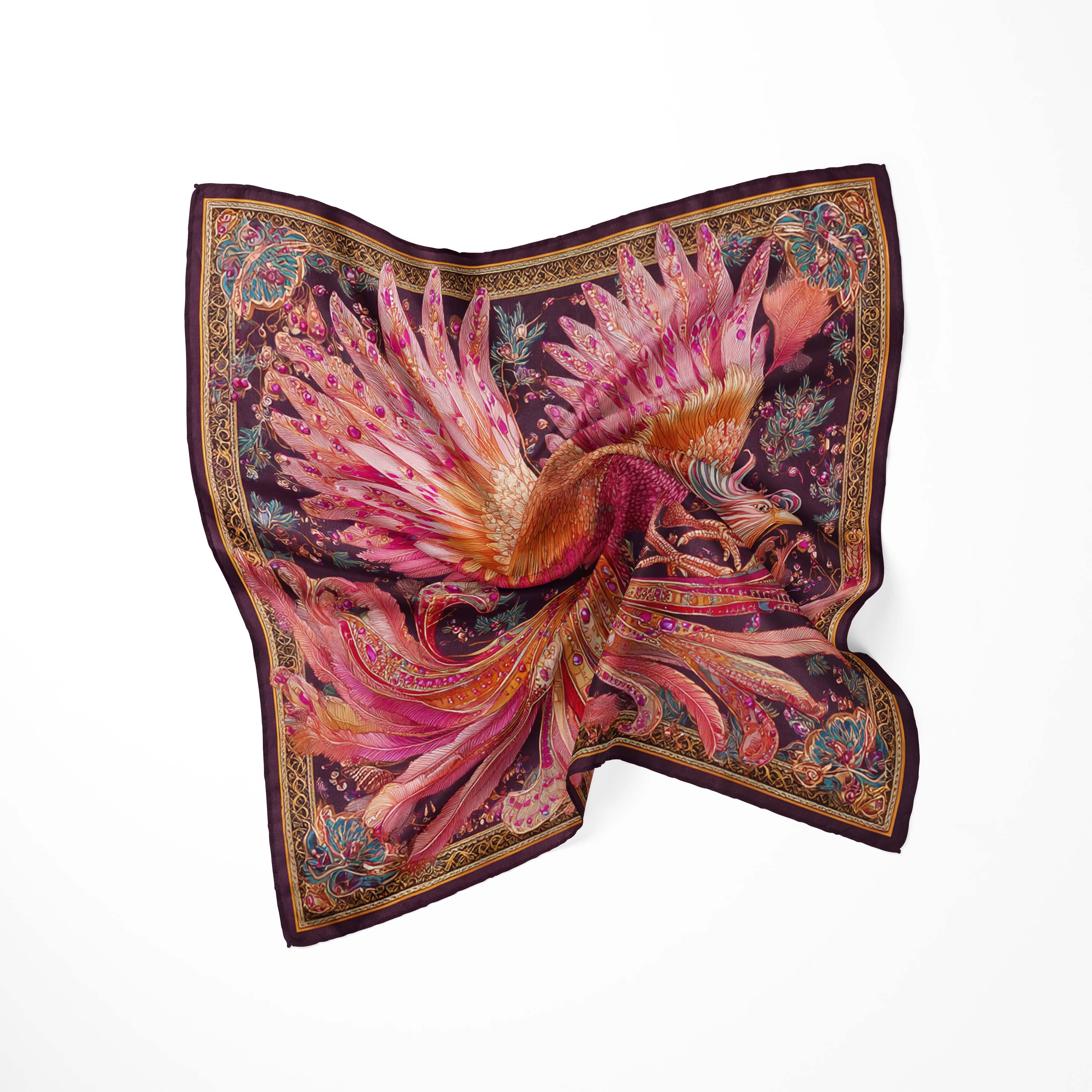 AUREFLAME SILK BANDANA