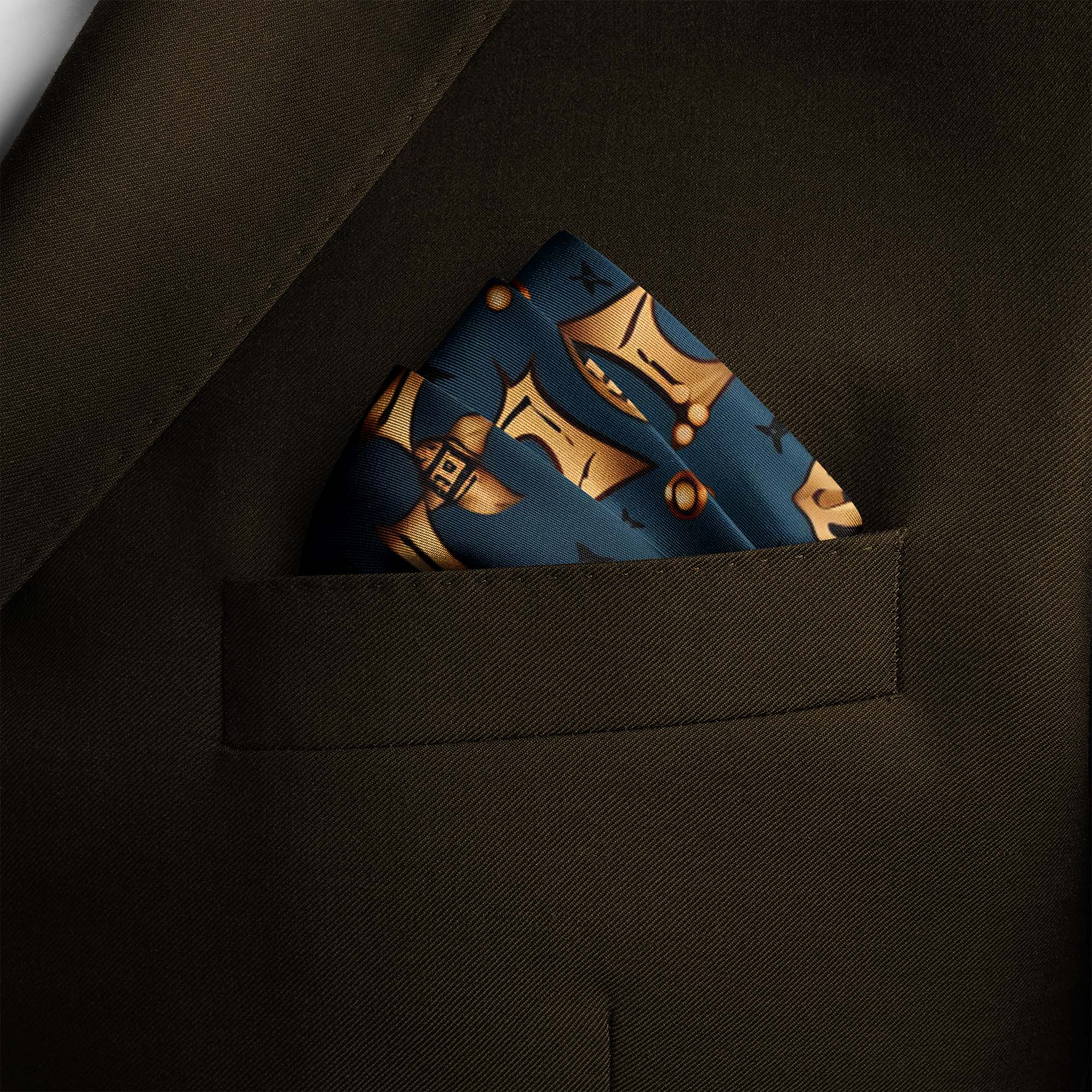 LUXURY ETHNIC SILK POCKET SQUARES