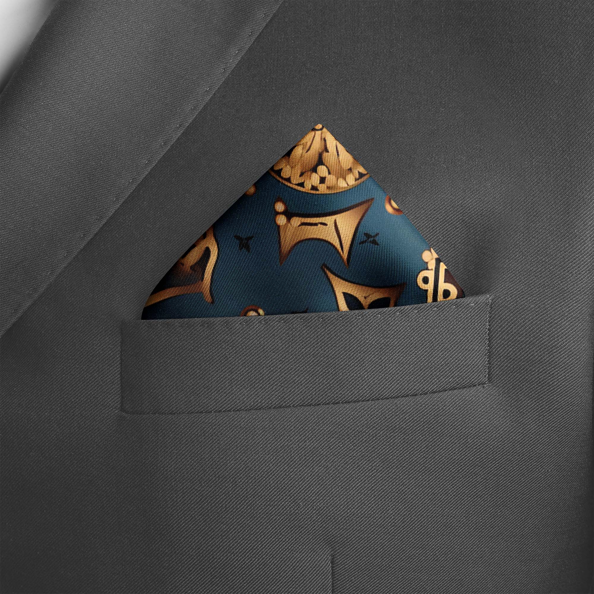 LUXURY ETHNIC SILK POCKET SQUARES