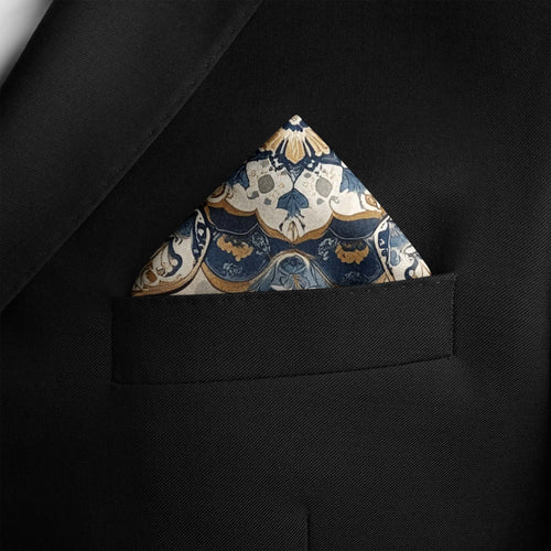 FLORAL SPRING SILK POCKET SQUARE