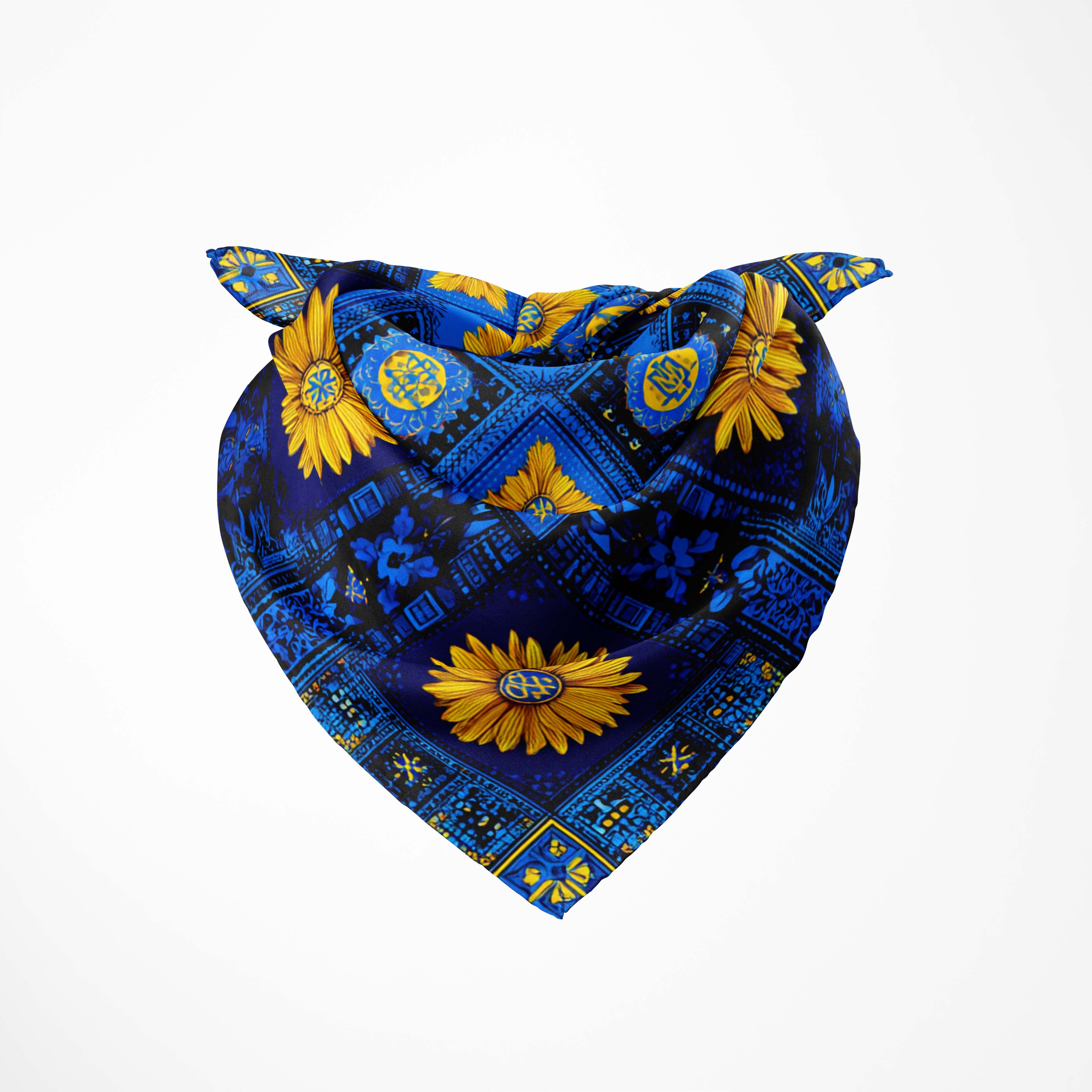 LOGOSE SILK BANDANA