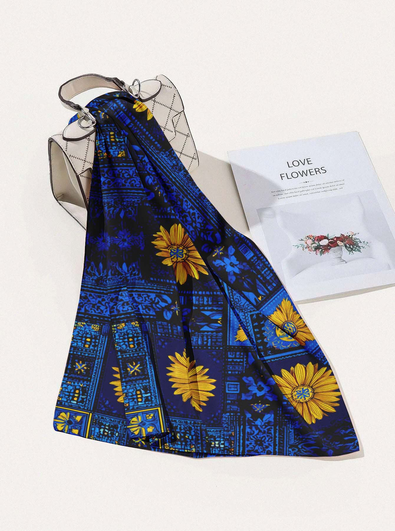 SOLARA SILK HEAD SCARF