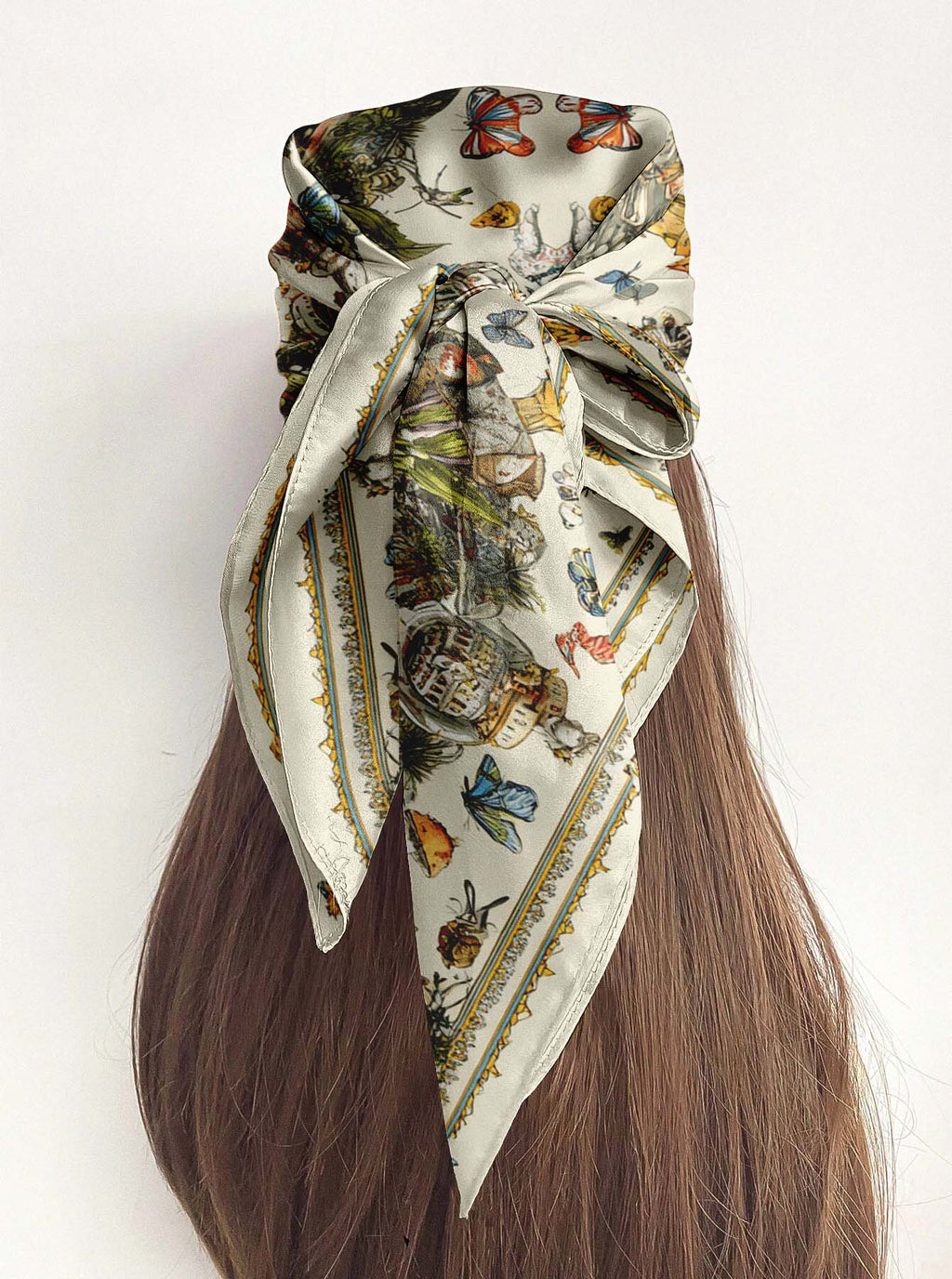 WHIMSERRA SILK HEAD SCARF