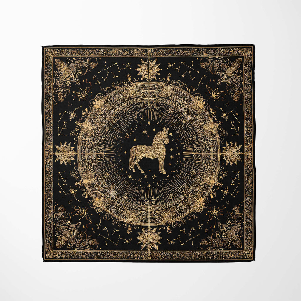 CELESTIA SILK HEAD SCARF