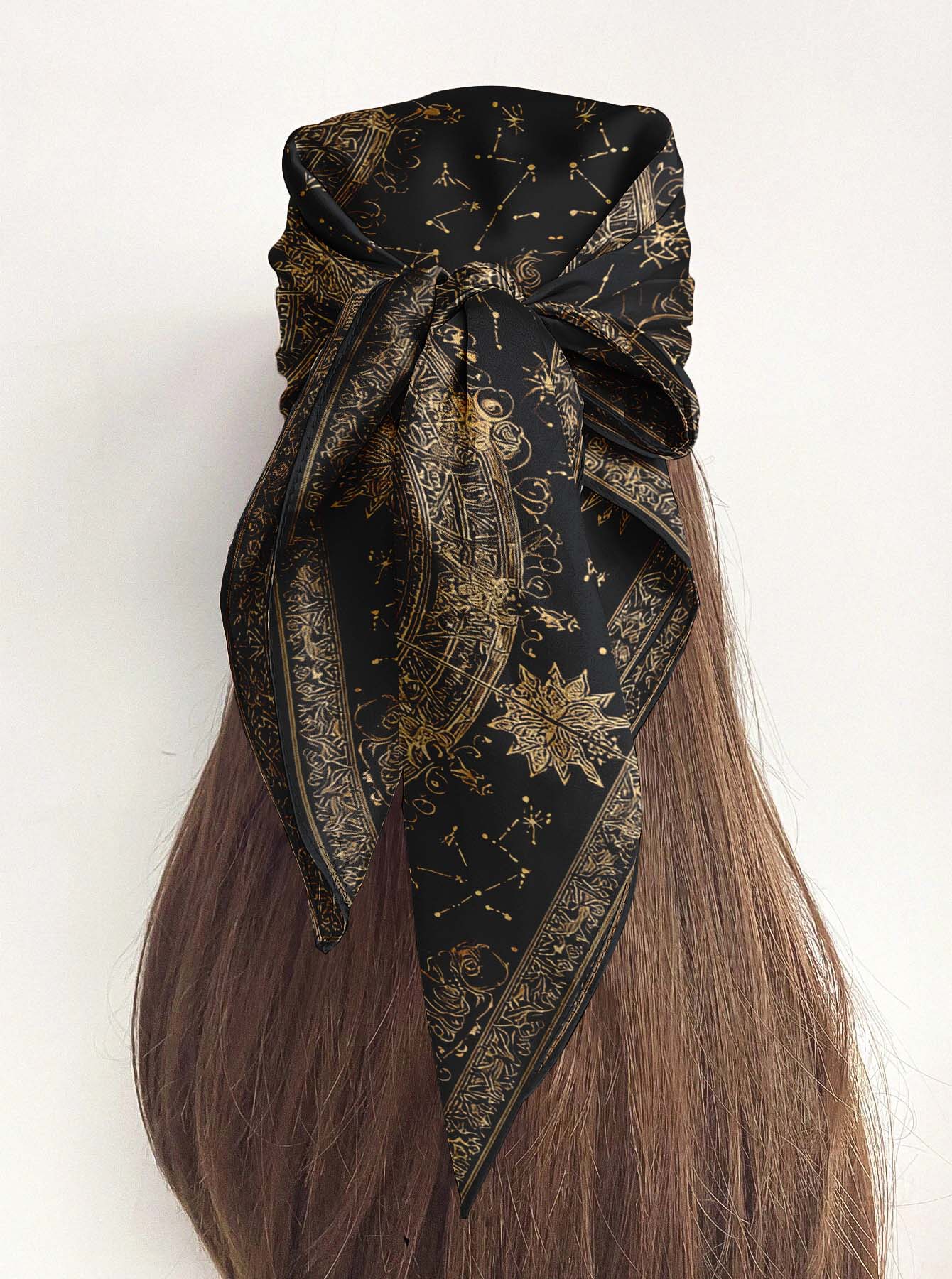 CELESTIA SILK HEAD SCARF