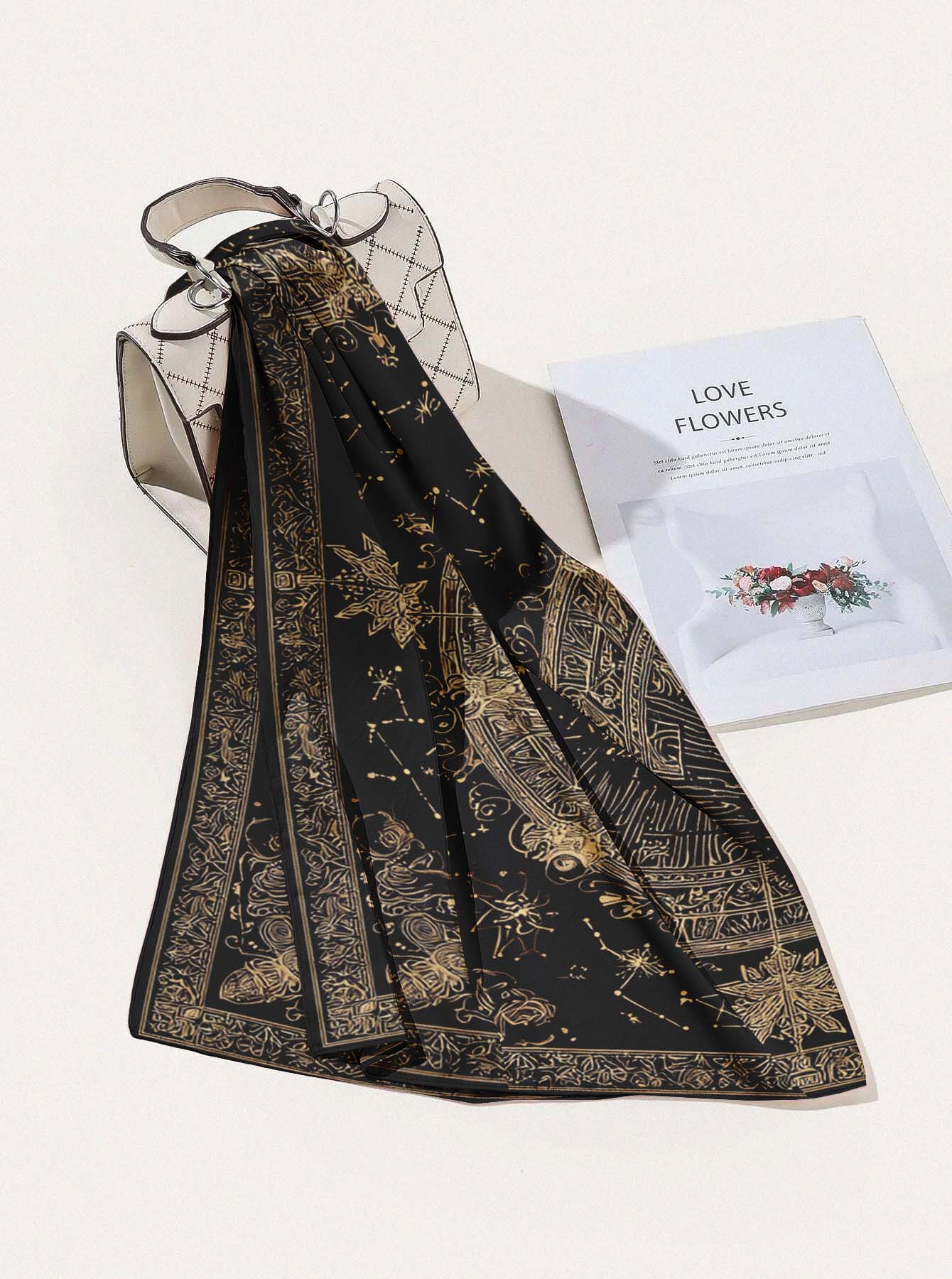 CELESTIA SILK HEAD SCARF