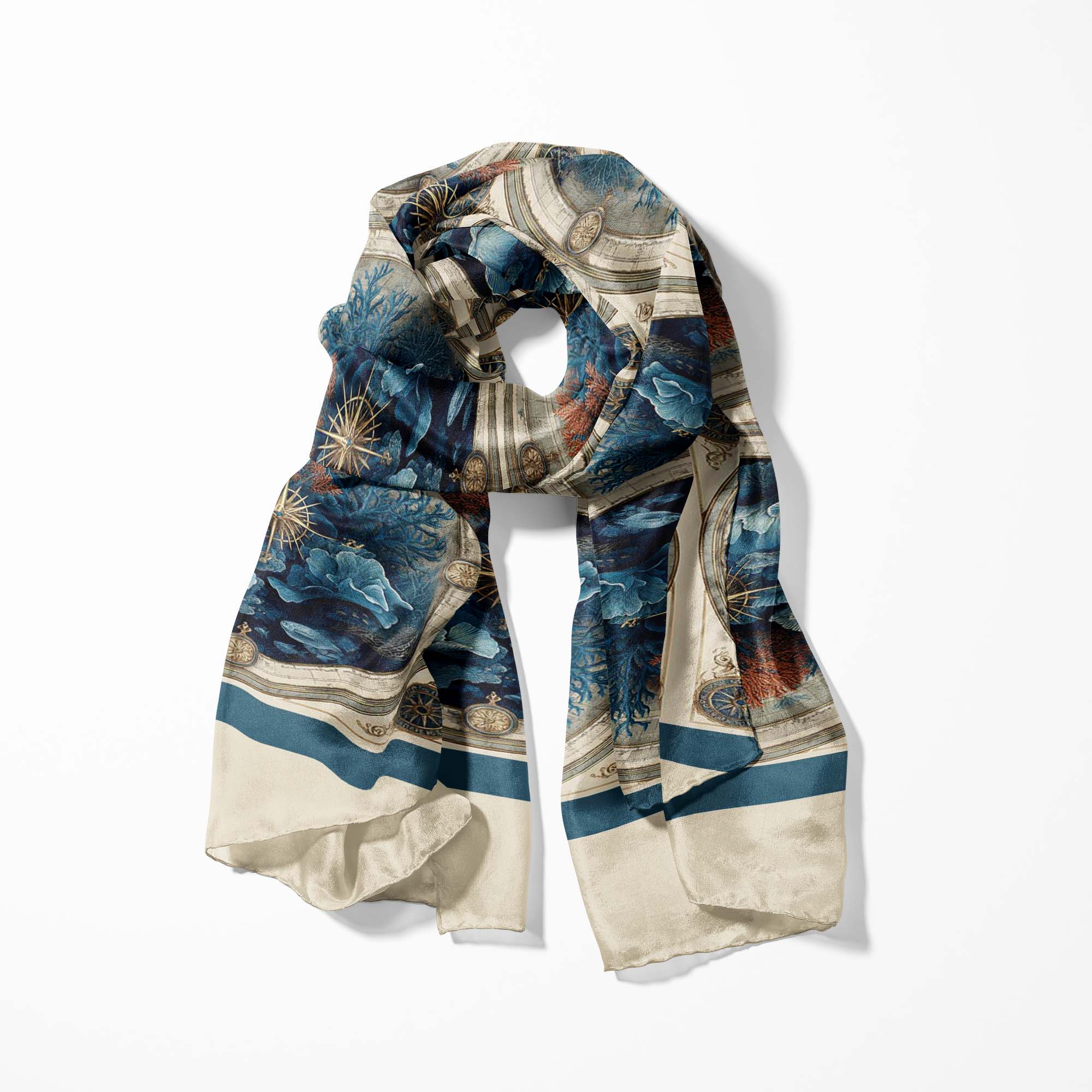 CORALIS MEN SCARF AND POCKET SQUARE SET – PREMIUM COLLECTION